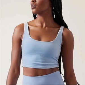 Athleta Light Blue Crop Top